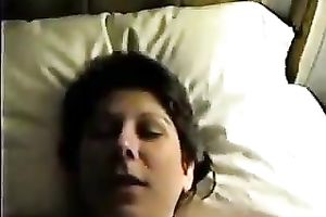 Hairy constricted wet crack of bulky milf woman can be barely permeated