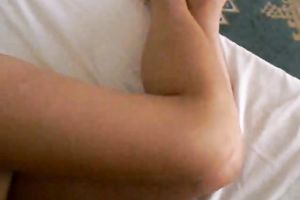 German golden-haired girlfriend strokes my ramrod and makes me cum