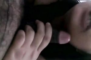 My Indian girlfriend gives me one hell of a fellatio