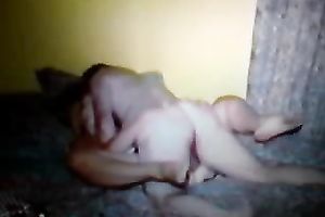 Quick missionary sex with my neighbor's lascivious dirty slut wife