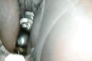 My boyfriend eats me after I got my cum-hole soaked with a sex tool