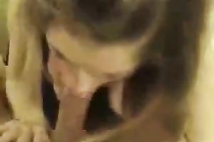Pretty non-professional legal age teenager babe gives me stout oral-job so she receives fat throat ejaculation