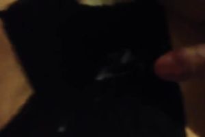 My dirty slut wife was rubbing her own curly cookie in a delicate mode