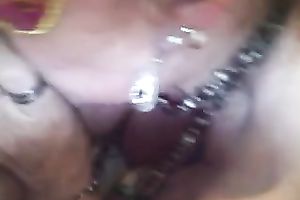 Masked kinky slutwife provided my ally with a solid blow job