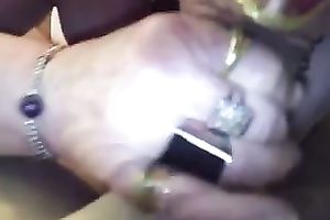 Masked kinky slutwife provided my ally with a solid blow job