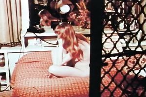 Cute and lovely pale skin redhead chicks in softcore action