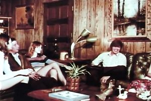 Cute and lovely pale skin redhead chicks in softcore action