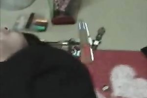 Emotional Asian wench got her soaking fur pie drilled missionary style on webcam