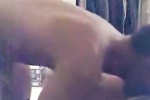 Thirsty female-dominator pumping hard penis deepthroat in dilettante clip