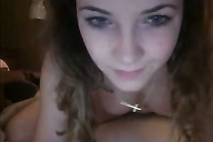 Ardent ideal web web camera beauty was playing with her pretty love muffins