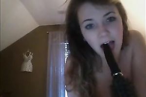 Ardent ideal web web camera beauty was playing with her pretty love muffins
