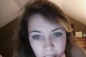 Ardent ideal web web camera beauty was playing with her pretty love muffins