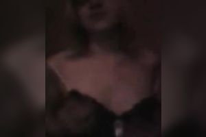 Tight Russian webcam doxy Alyona shows me her merry breasts