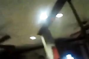 Smiley blonde babe engulfing large 10-Pounder deepthroat during the time that I film her from POV