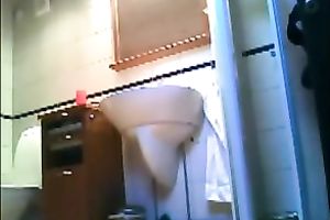 Wondrous dilettante leggy brunette hair flashes her butt on my hidden webcam