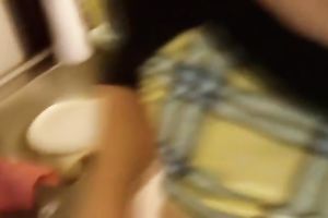 Nice sloppy blowjob in the kitchen on POV non-professional vid