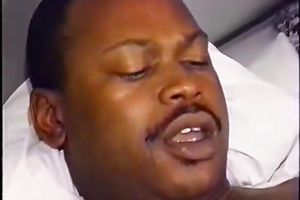 Classy dilettante ebon cutie takes overweight dark dick for a ride