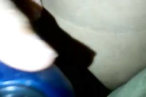 Cute and juvenile dark brown exgirlfriend masturbating