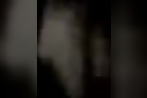 Big breasted corpulent Desi wifey teases her hubby with a cook jerking