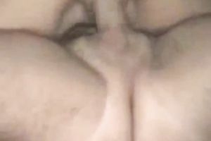 Naughty white hotwife really likes bouncing on a wang