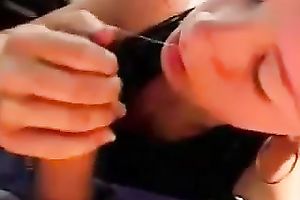 Cute blond legal age teenager did not mind engulfing my buddy's powerful penis