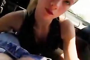 Cute blond legal age teenager did not mind engulfing my buddy's powerful penis