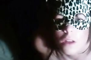 Nice anal sex with my masked dark brown girlfriend on POV movie scene