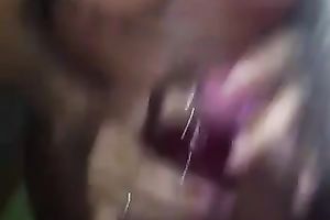 Slutty non-professional light haired unsightly hoe works on my buddy's cock