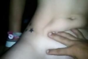 My blue-haired fuckbuddy sucks my 10-Pounder and lets me smash her pussy