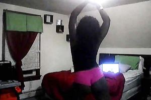 Nice and wet gazoo of a dark hooker bitch in my bedroom