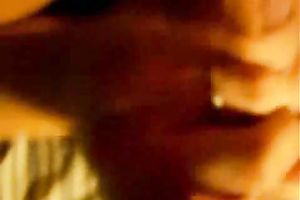 Obedient hotwife sucks my balls, gives rimjob and takes facial