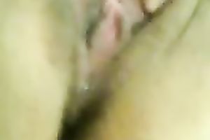 Close up movie of my sexually excited horny white wife diddling her pink cunt