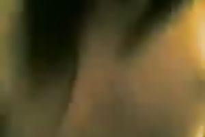 Shagging Asian sweetheart in her curly love tunnel in a missionary position