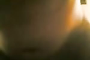 Shagging Asian sweetheart in her curly love tunnel in a missionary position