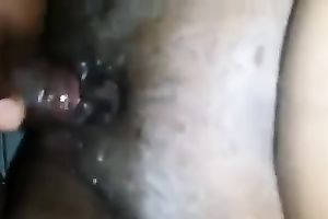 My buddy plays with his perverted dark skinned GF's hungry bawdy cleft
