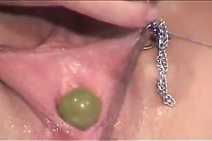 Hardcore snatch lips stretching for my white playful BBC slut