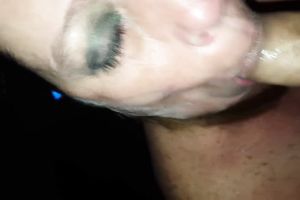 Amateur chestnut haired lusty hooker closed her eyes during the time that engulfing my buddy