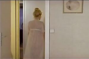 Kinky and sexually excited blonde playgirl got her muff permeated by some jerk