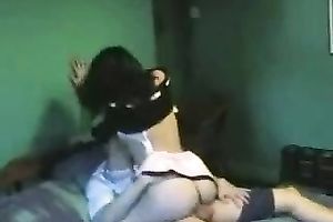 Got my bawdy brunette hair girlfriend so damn concupiscent on web camera