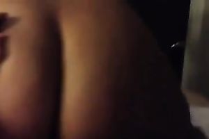 Nice fat arse rides a hard penis of my boyfrend in hotel room