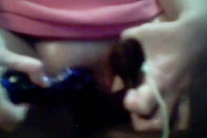 Pallid anon whore used a sex-toy to please her hungry wet crack on cam