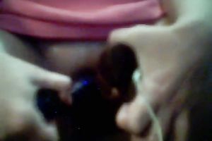 Pallid anon whore used a sex-toy to please her hungry wet crack on cam