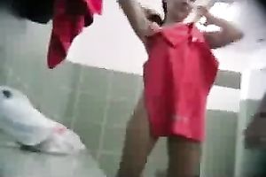 Spy camera caughty 2 cuties with bushy twat having a shower