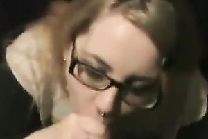 Foureyed gamer engulfing large schlong balls unfathomable in POV video