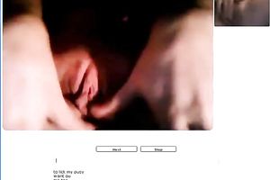 Hot legal age teenager in the black flashing her pointer sisters and bawdy cleft closeup on cam