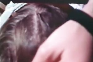 Busty blond classic chick fed with jock and screwed