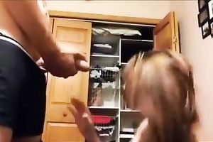 Chestnut haired pallid slim nympho sucked and jerked off my friend