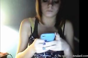 This sweetheart has no idea how much this babe turns on her online viewers