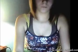 This sweetheart has no idea how much this babe turns on her online viewers