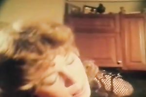 Horny corpulent redhead black cock sluts craves to play with a jock